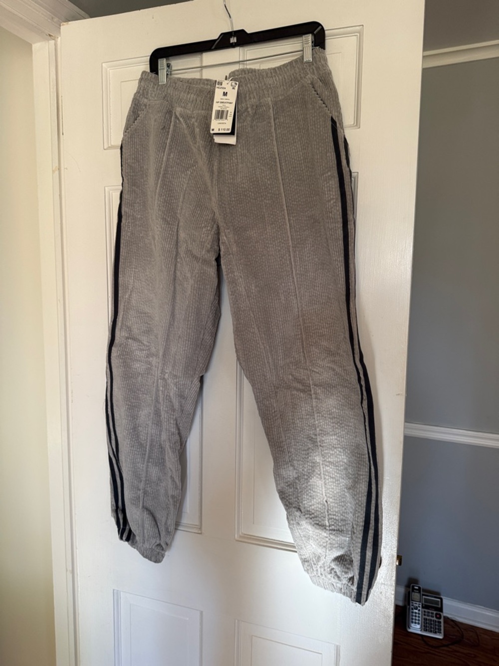 adidas Gray Ribbed IVP Sweatpant